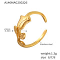 Bague pour femme au design floral