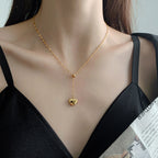 Collier superposé à pendentif cœur pour femme