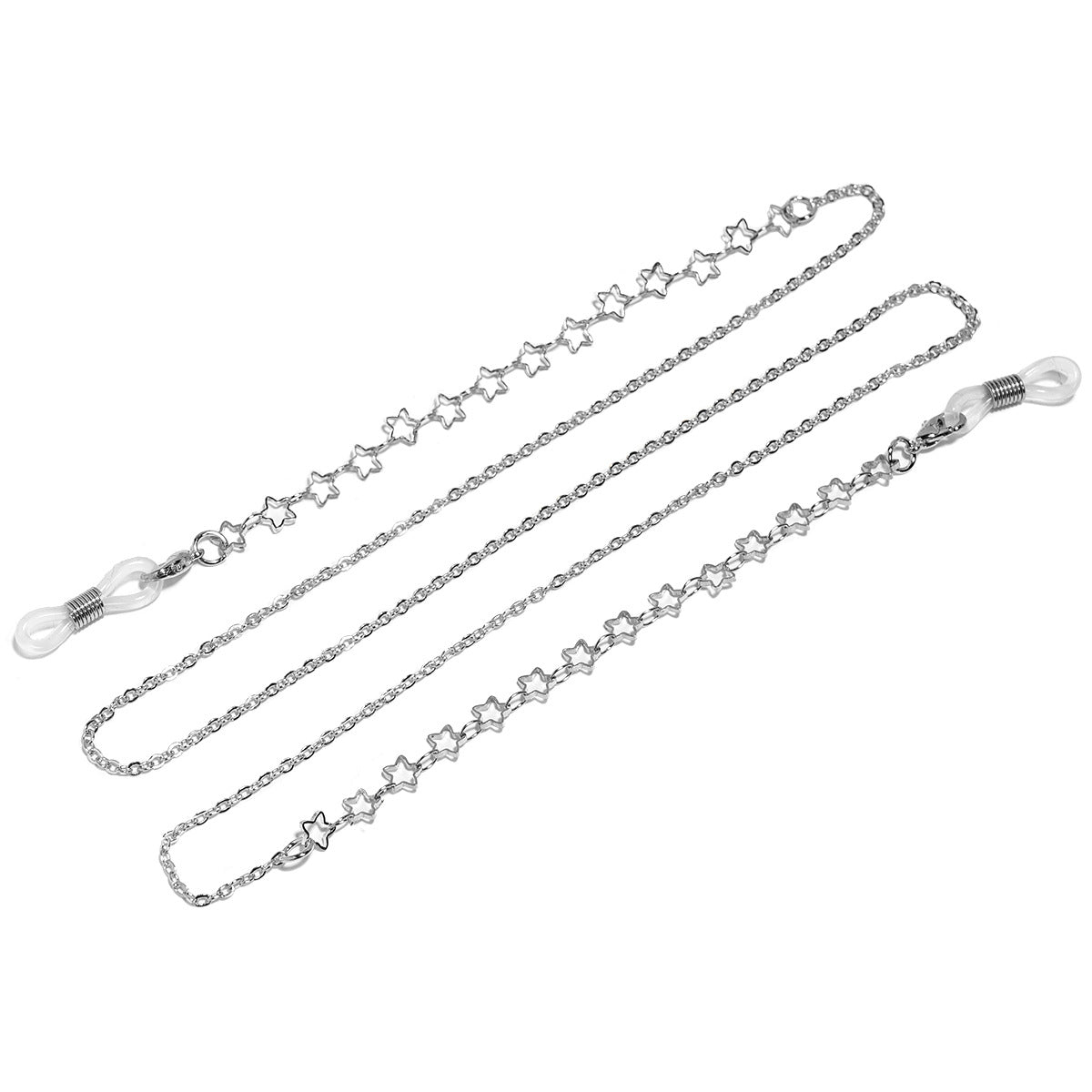 Chaîne pour lunettes motif étoiles