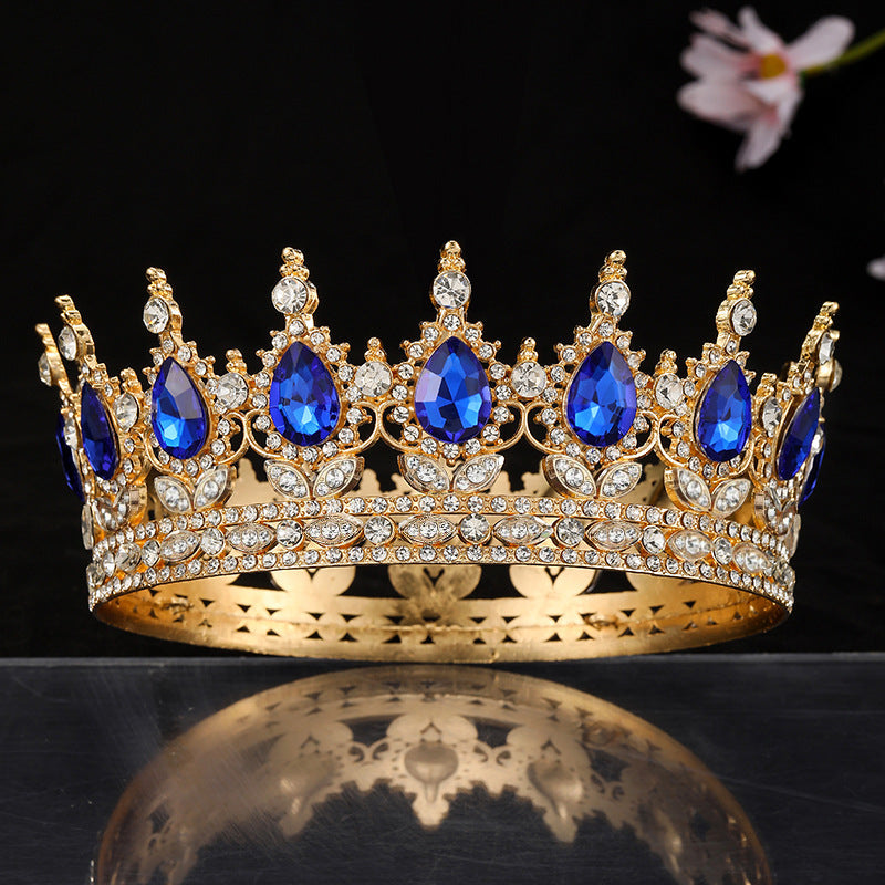 Couronne pour femme avec pierres précieuses élégantes