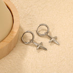Boucles d'oreilles pendantes étoiles pour femme