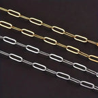 Collier à longue chaîne à maillons pour femme