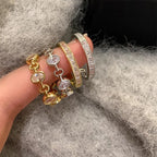 Bague brillante pour femme au design élégant