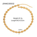Collier pour femme avec pendentifs coquillages et fermoir réglable en acier inoxydable