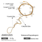 Bracelet étincelant pour femme avec perles
