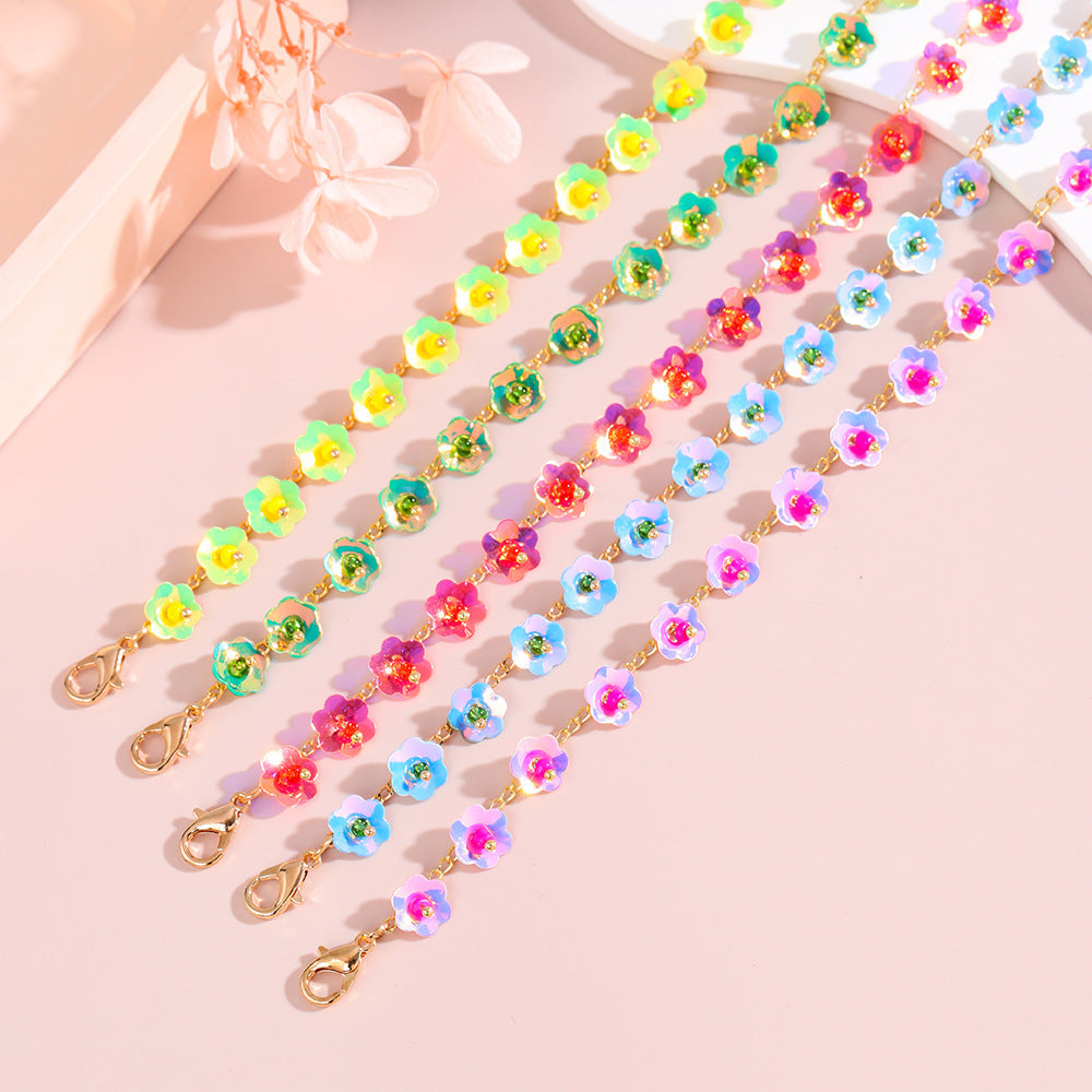 Collier statement fleur