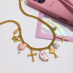 Collier pour femme en acier inoxydable à maillons