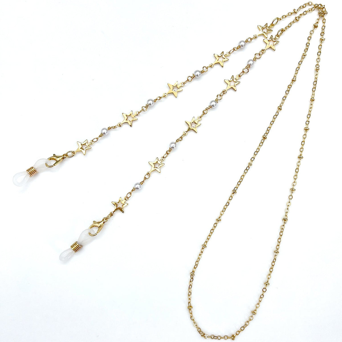 Chaîne de lunettes ornée d'étoiles