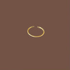 Bague ouverte minimaliste pour femme