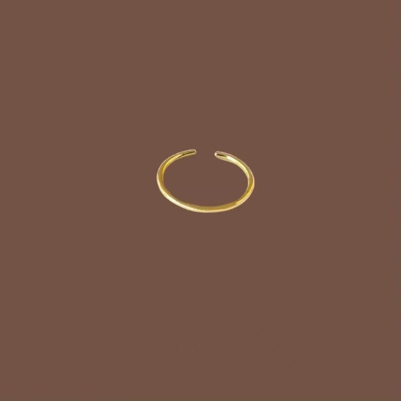 Bague ouverte minimaliste pour femme