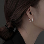 Boucles d'oreilles pour femme motif chat ludique