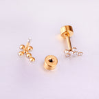 Boucles d'oreilles pour femme avec cristaux