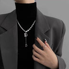 Collier pendentif superposé élégant