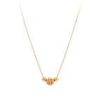 Collier pour femme avec pendentif délicat et chaîne réglable