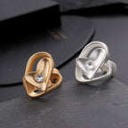Boucles d'oreilles géométriques pour femme