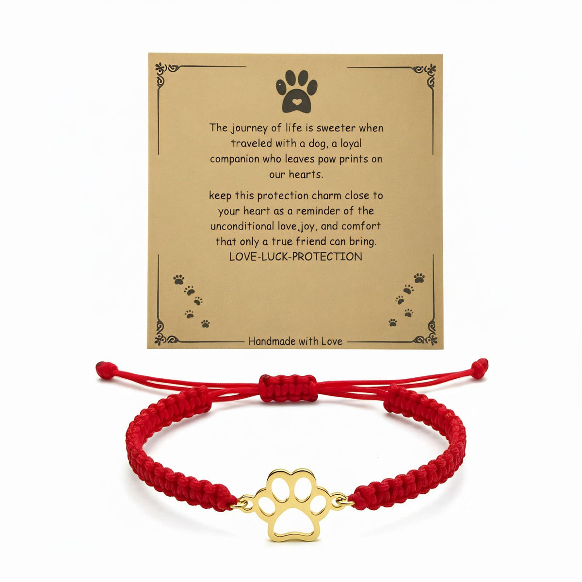 Bracelet pour femme avec motif patte