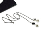 Collier pendentif perle superposé