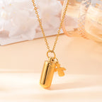 Collier pour femme avec pendentif capsule personnalisable