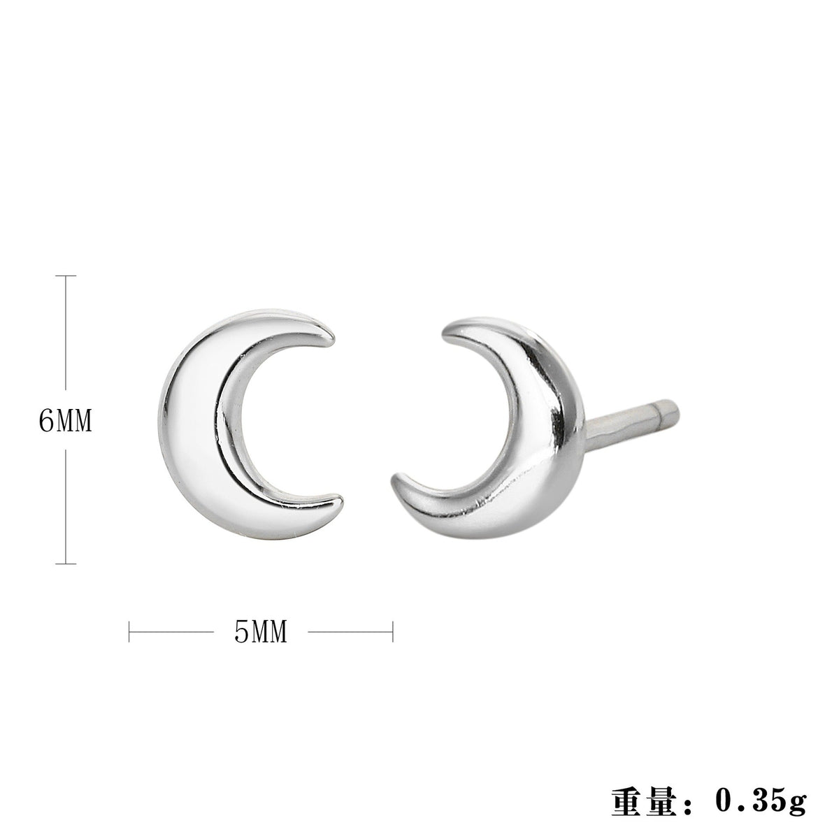 Boucles d'oreilles clous pour femme design pointes moderne