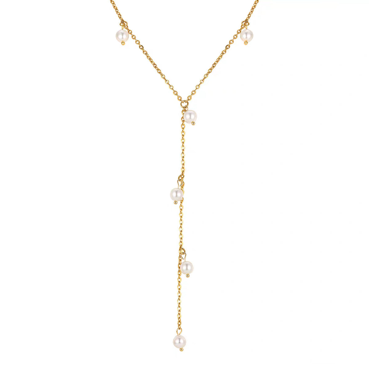 Collier pour femme avec pendentif goutte de perle