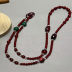 Collier de perles multi-rangs