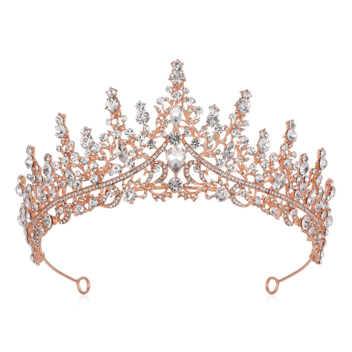 Diadème en strass et pierres étincelantes