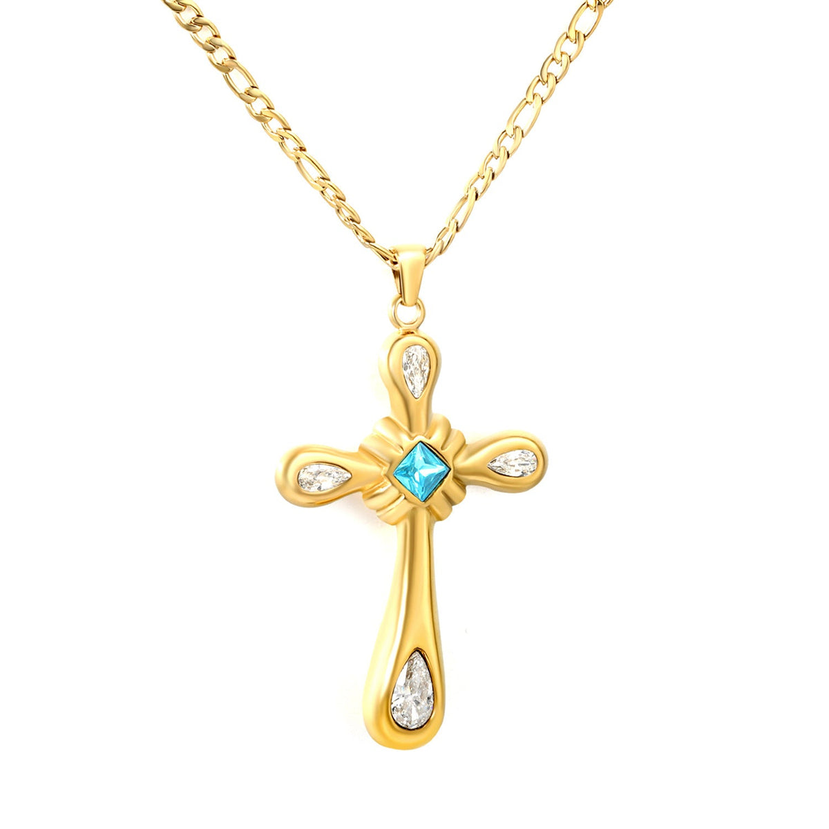 Collier pour femme avec pendentif anneau moderne et brillant en acier inoxydable