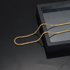 Collier chaîne moderne texturé en argent pour femme