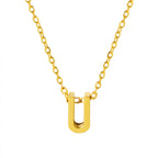 Collier pendentif initiale personnalisé pour femme