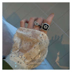 Bague vintage à perles