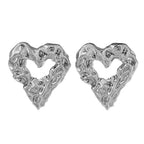 Boucles d'oreilles pendantes pour femme motif feuille