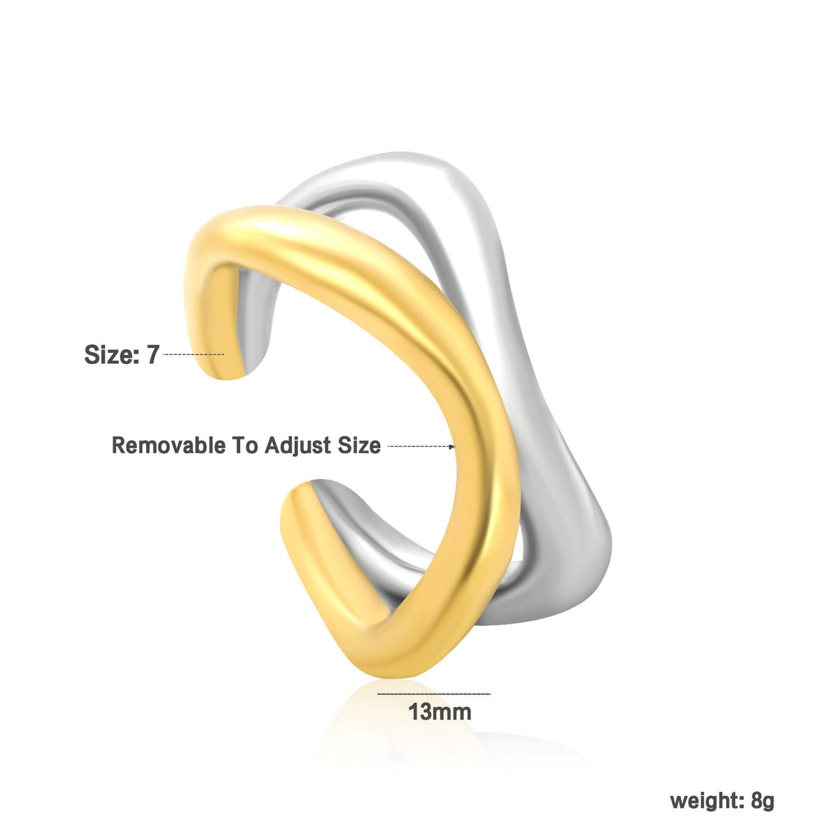 Bague pour femme au design artistique