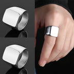 Bague carrée dorée pour femme
