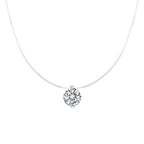 Collier élégant pour femme avec pendentif en zircon étincelant