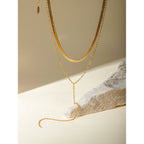 Collier pour femme en acier inoxydable hypoallergénique
