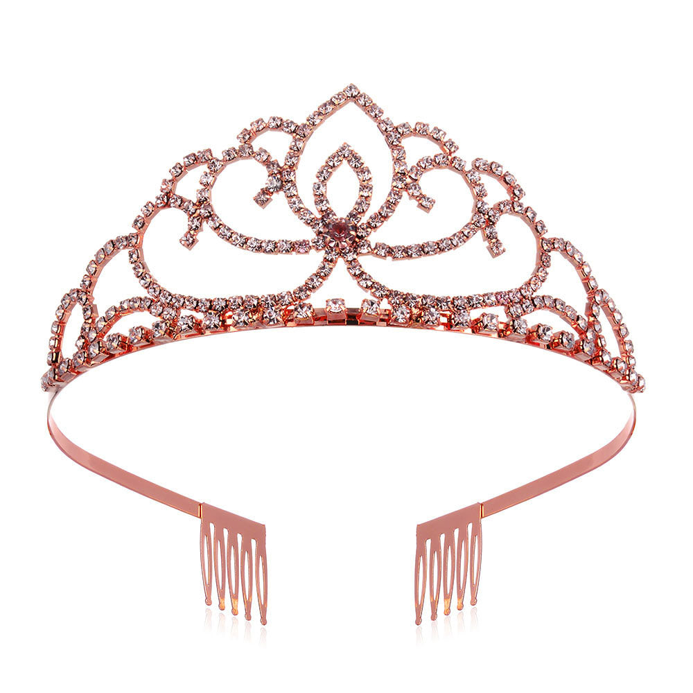 Diadème de coiffure étincelant pour femme