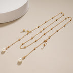 Chaîne de lunettes à motifs géométriques