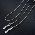 Collier chaîne argentée élégant