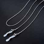 Collier chaîne argentée élégant