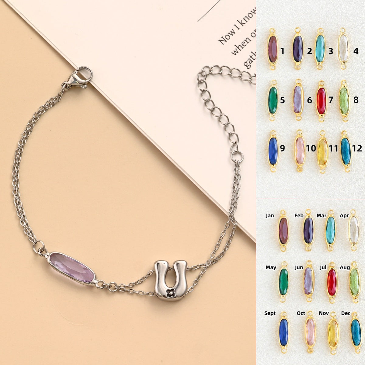Montre pour femme avec cristal facetté