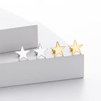 Boucles d'oreilles étoiles en argent sterling 925