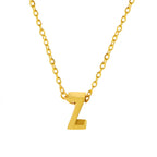 Collier pendentif initiale personnalisé pour femme