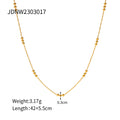 Collier pour femme avec perles et détails sphériques