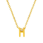 Collier pendentif initiale personnalisé pour femme