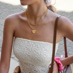 Collier pour femme avec pendentif cœur en acier inoxydable
