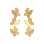 Clous d'oreilles pour femme au design papillon élégant