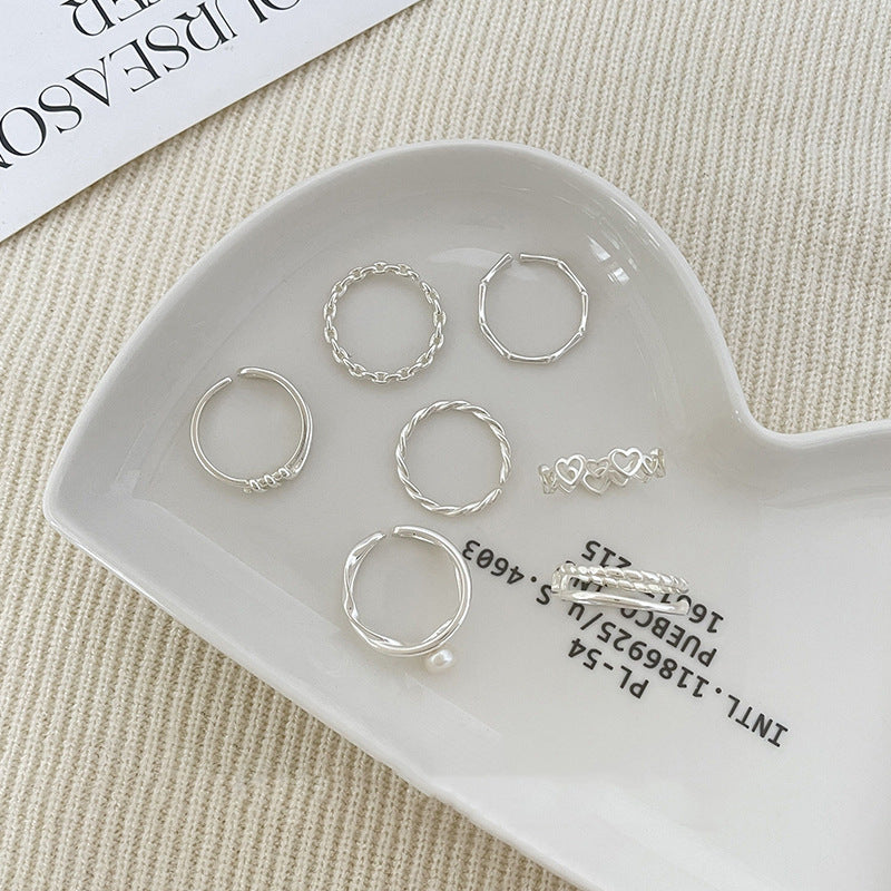 Bague pour femme au design cœur ludique