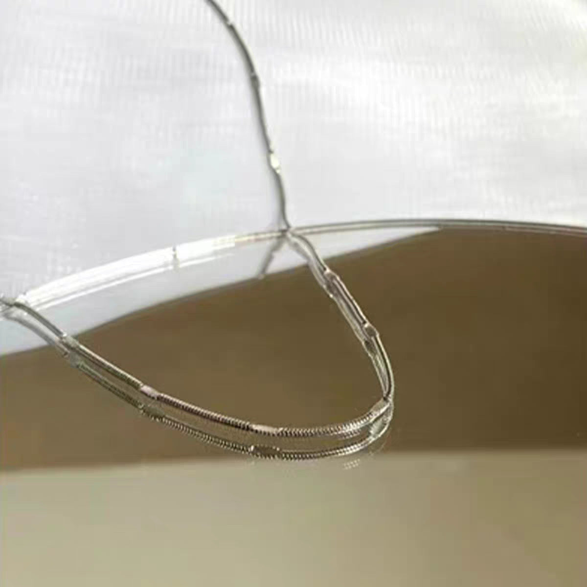 Collier à chaîne ajustable pour femme