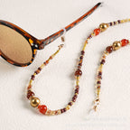 Chaîne de lunettes perlée