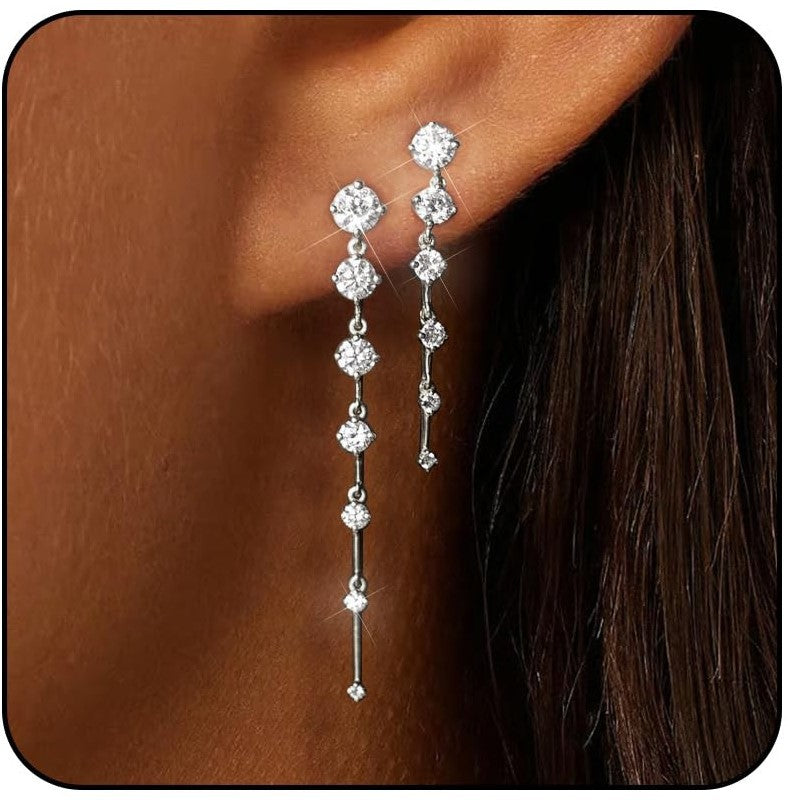 Boucles d'oreilles pendantes élégantes pour femme